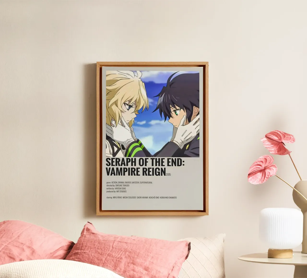 SERAPH OF THE END: VAMPIRE REIGN 2015 tela da Totoya