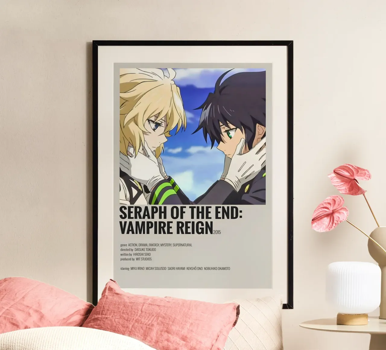 SERAPH OF THE END: VAMPIRE REIGN 2015 carta hahnemühle da Totoya