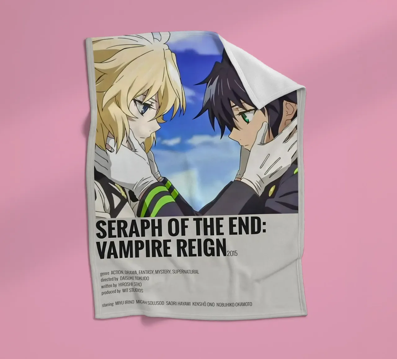 SERAPH OF THE END: VAMPIRE REIGN 2015 coperta in pile da Totoya