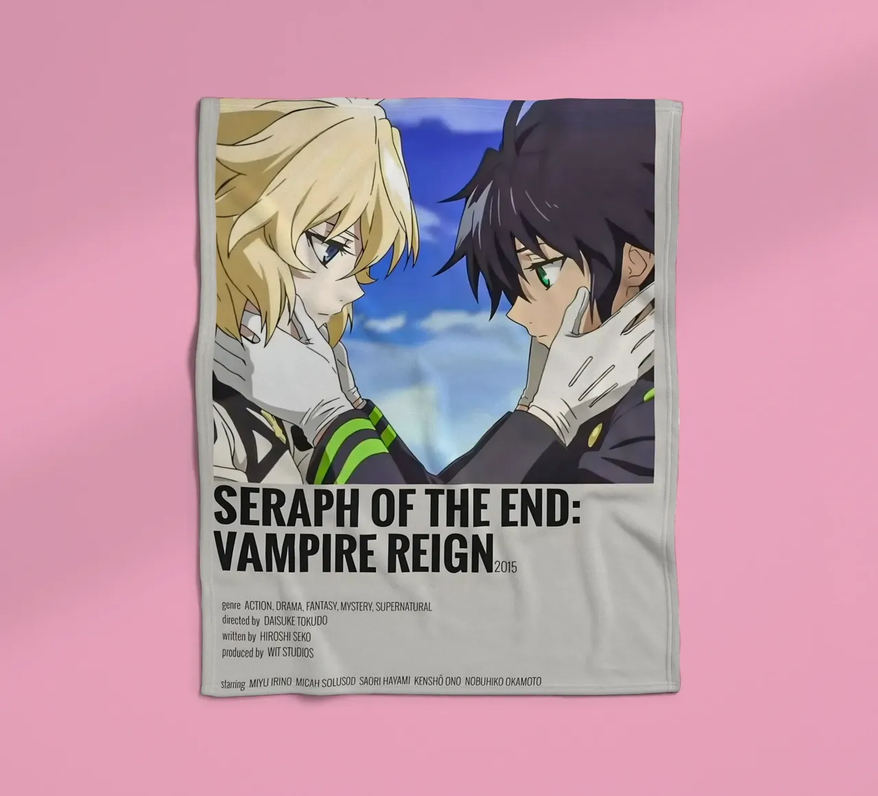 SERAPH OF THE END: VAMPIRE REIGN 2015 coperta in pile da Totoya