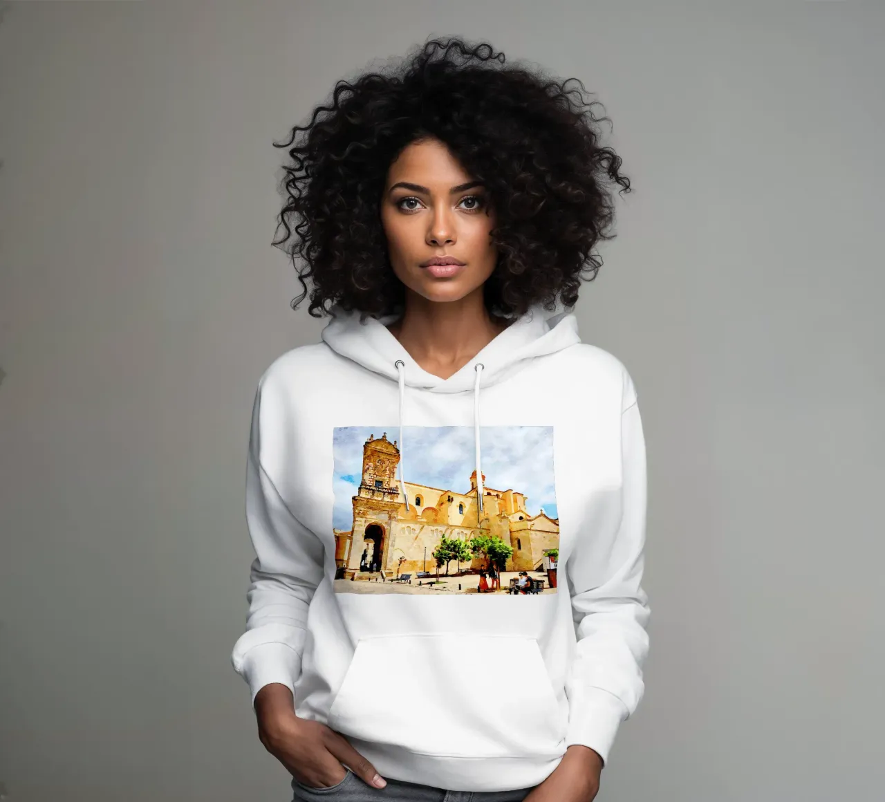 Sassari felpa con cappuccio da Massimo Frascogna