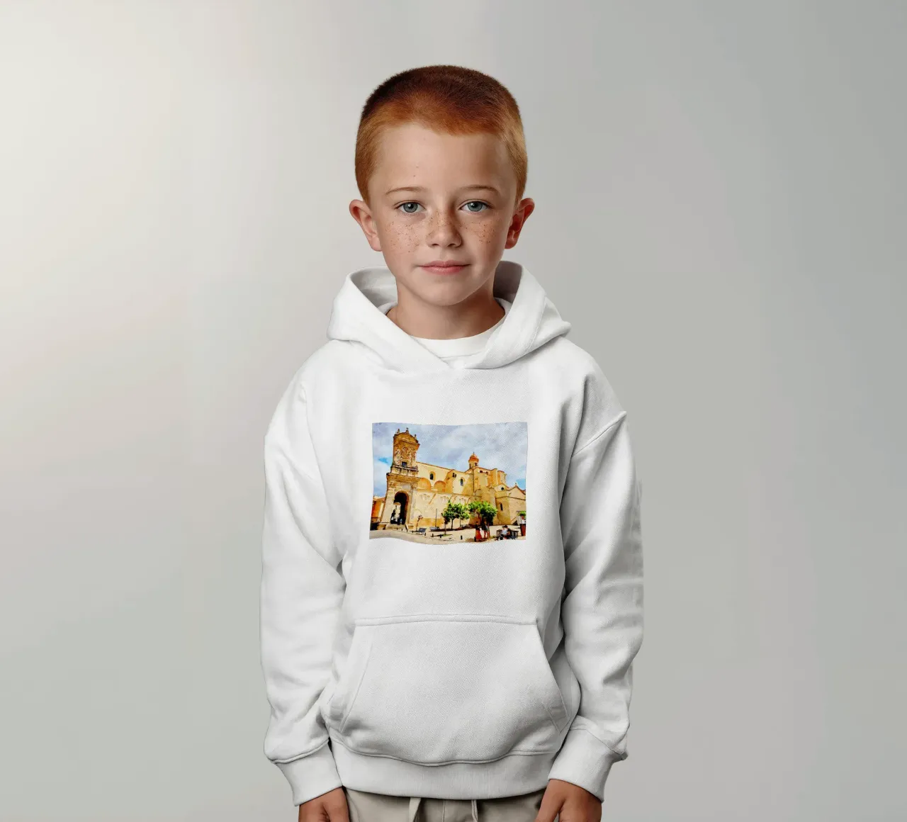 Sassari felpa bambino con cappuccio da Massimo Frascogna