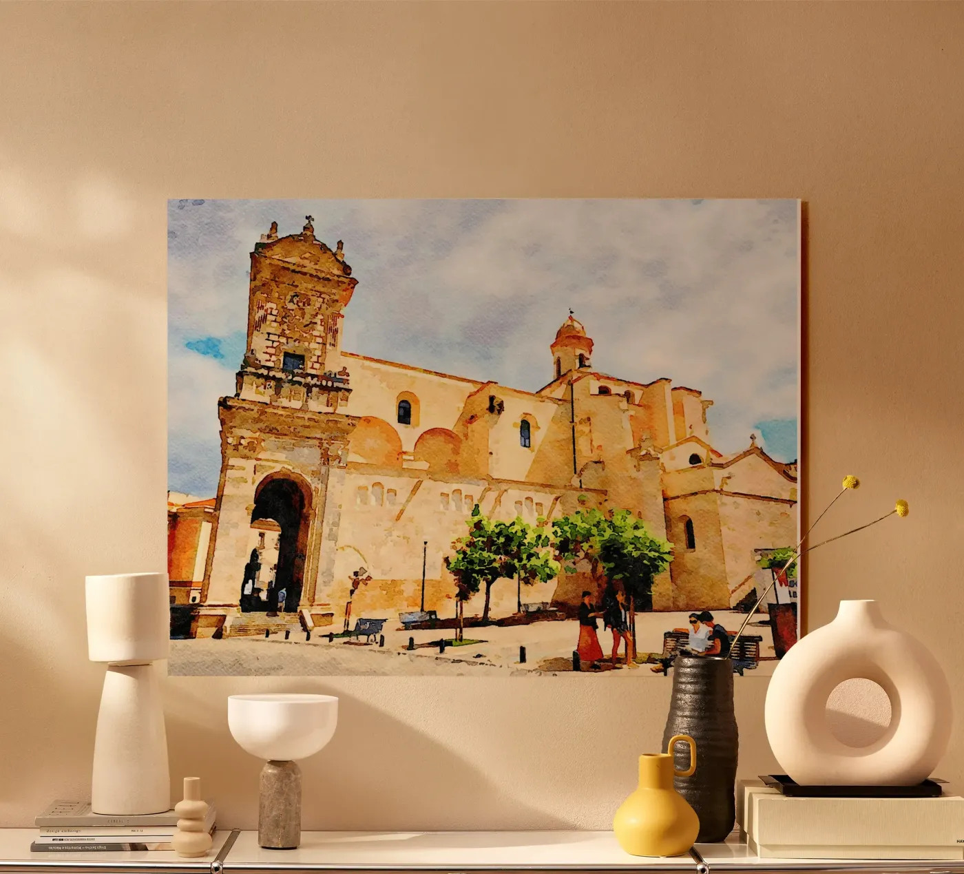 Sassari Acryl-Glas von Massimo Frascogna