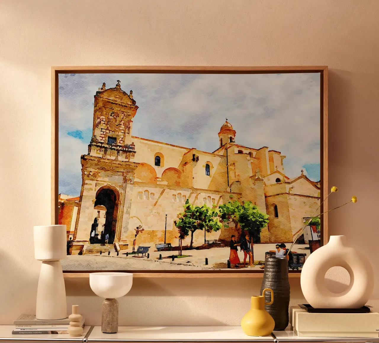 Sassari tela da Massimo Frascogna