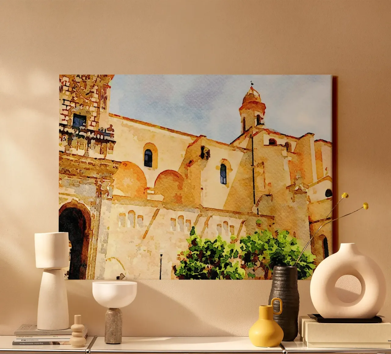 Sassari tela da Massimo Frascogna