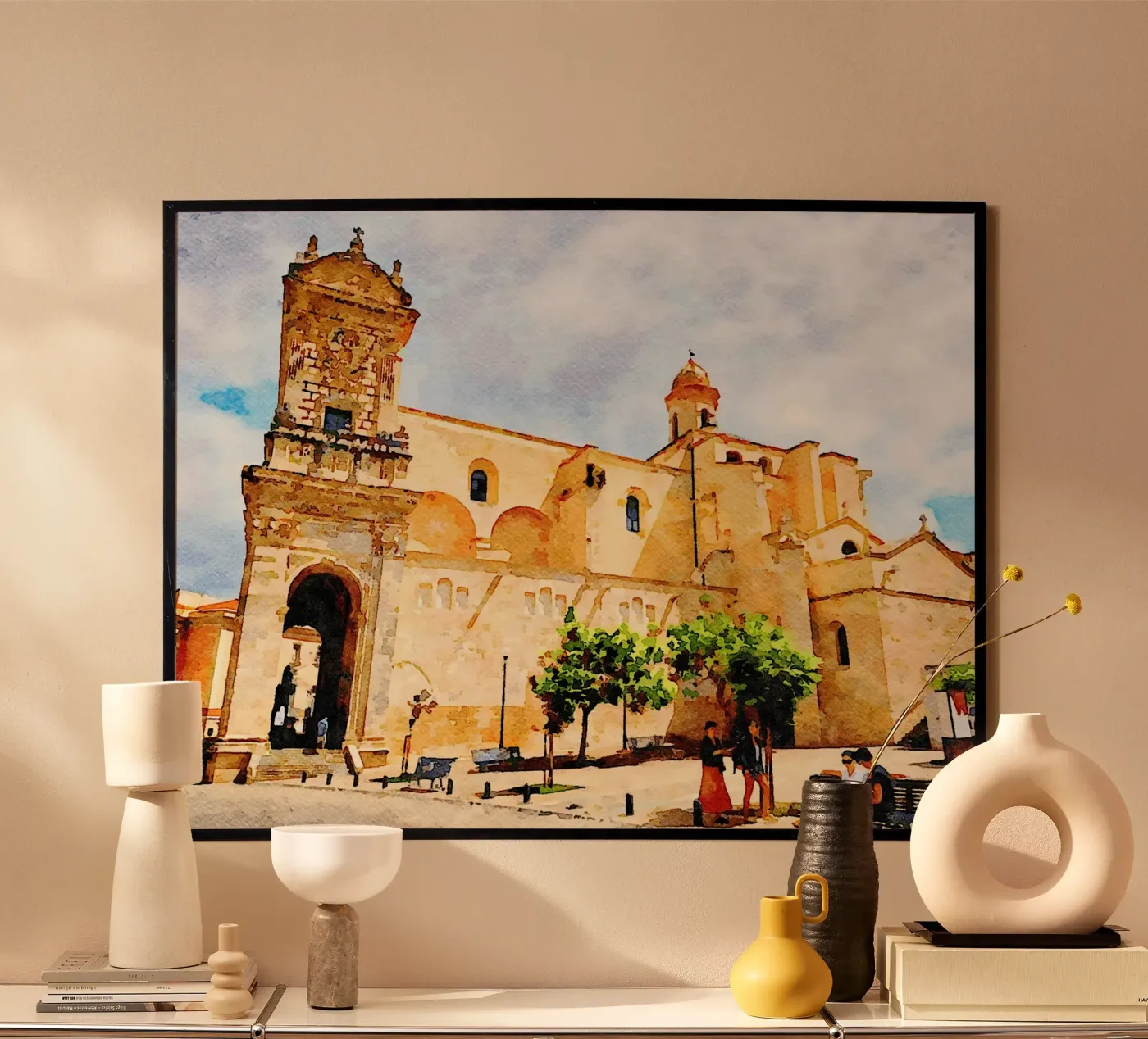 Sassari Poster von Massimo Frascogna