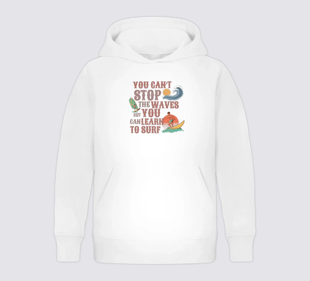 You Can't Stop The Waves Citas sudadera con capucha para niño de Gunawan Rb