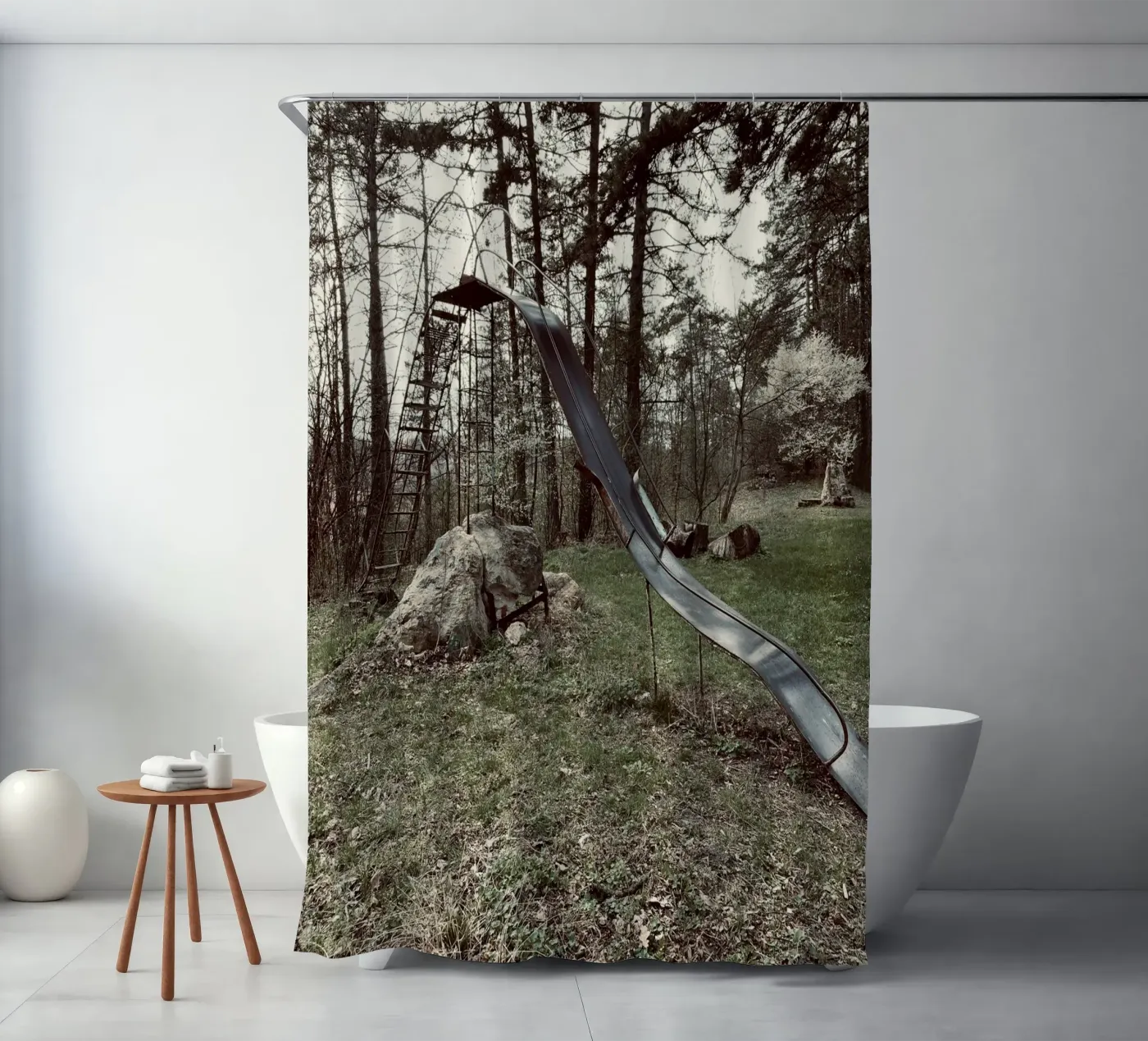 Slideshow douchegordijn van ChiasMata CozMos