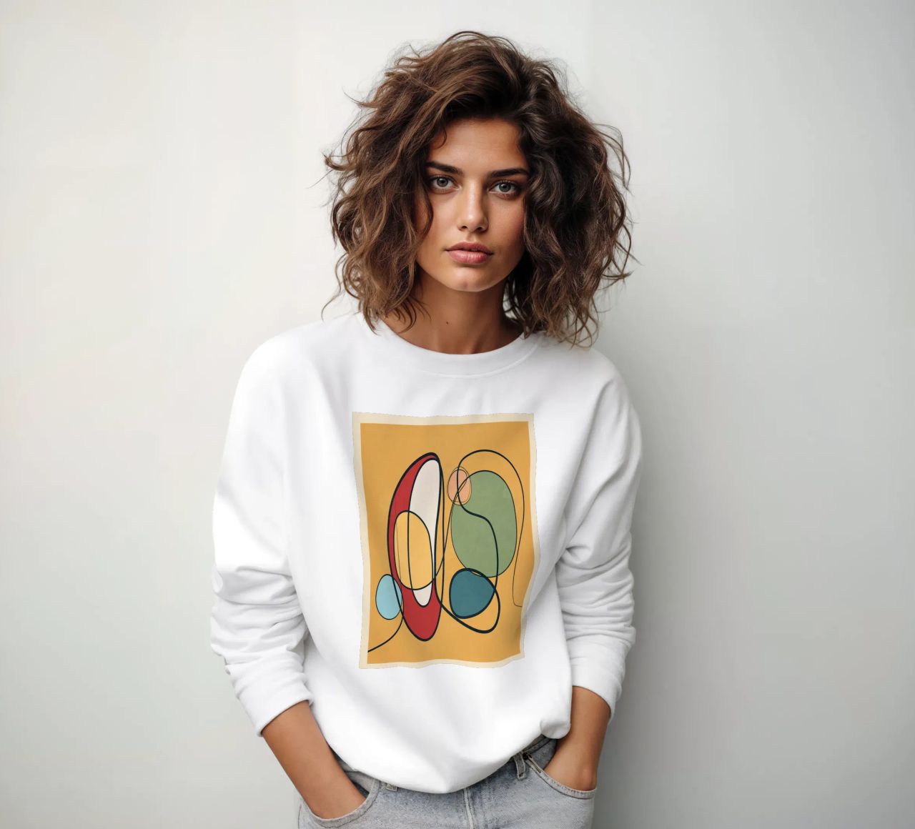 Abstract Line 3 Sweatshirt von cityart