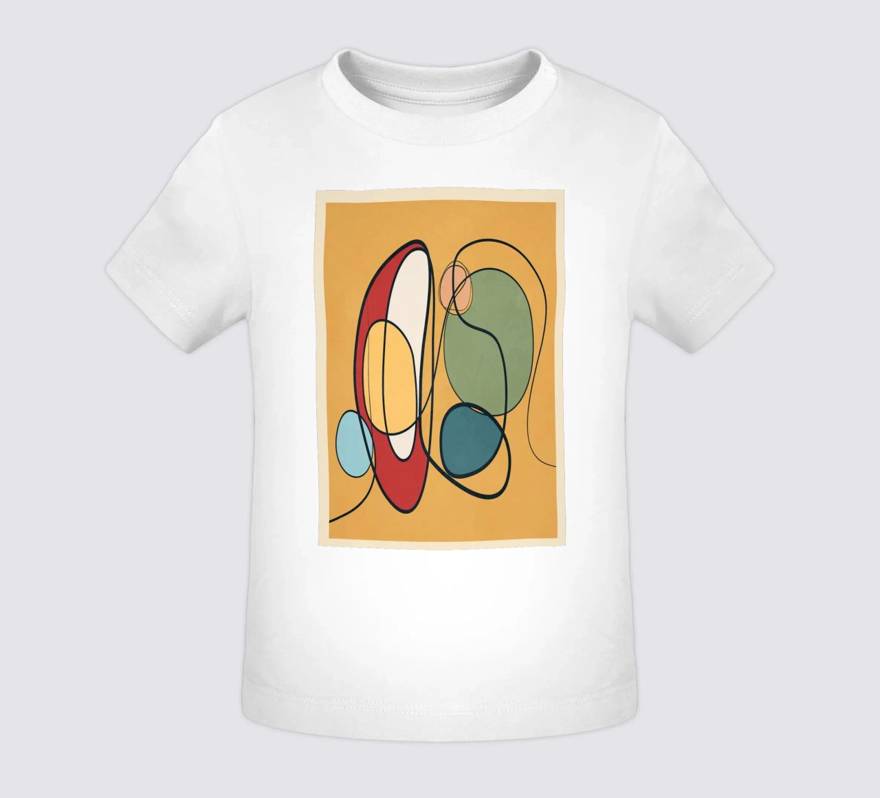 Abstract Line 3 maglietta neonato da cityart