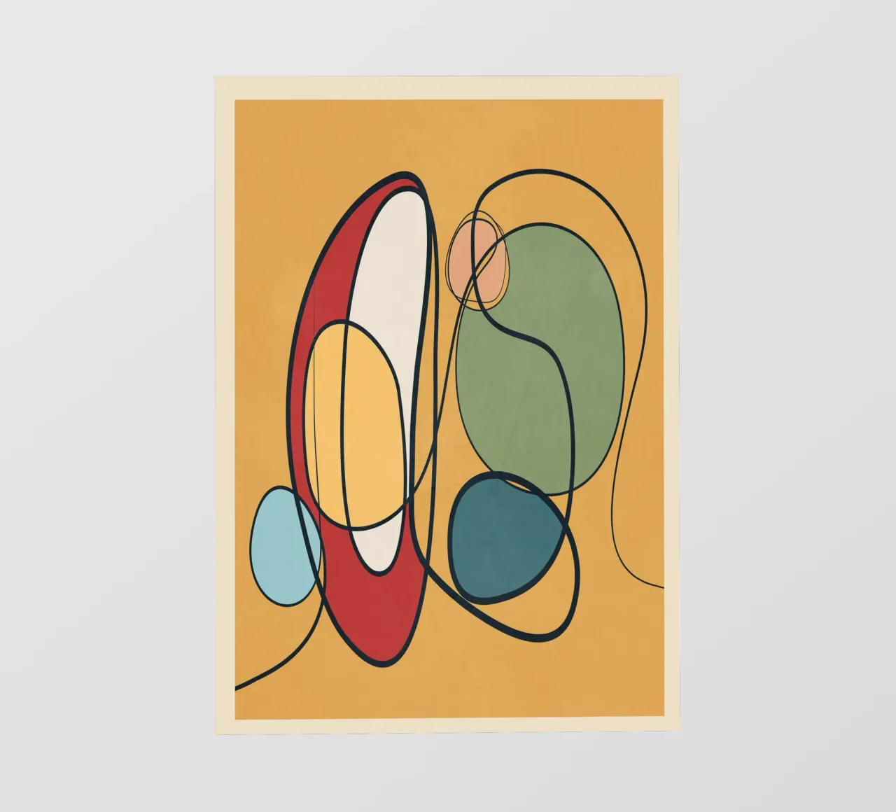 Abstract Line 3 telo in pvc da cityart