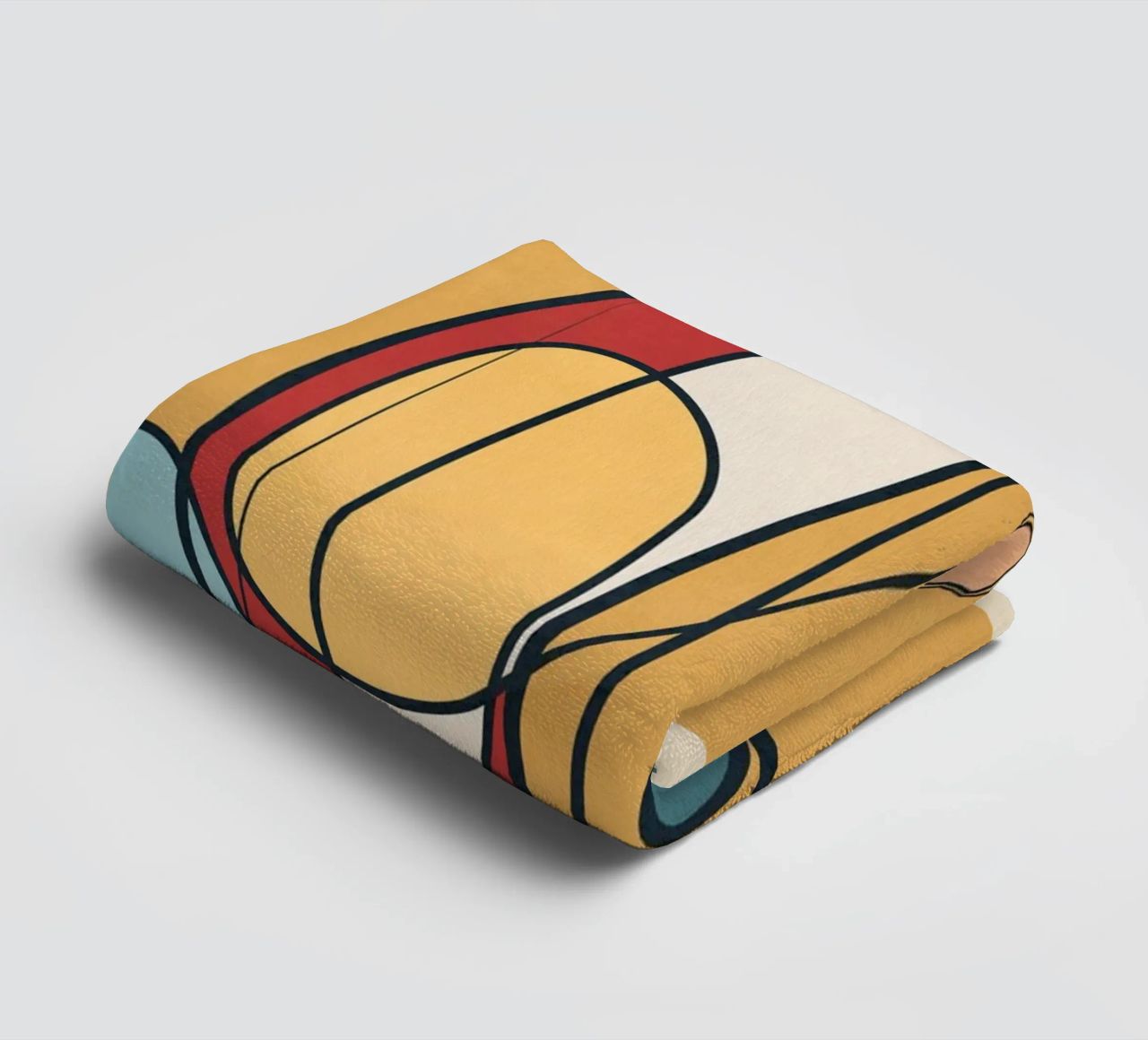 Abstract Line 3 Handtuch von cityart