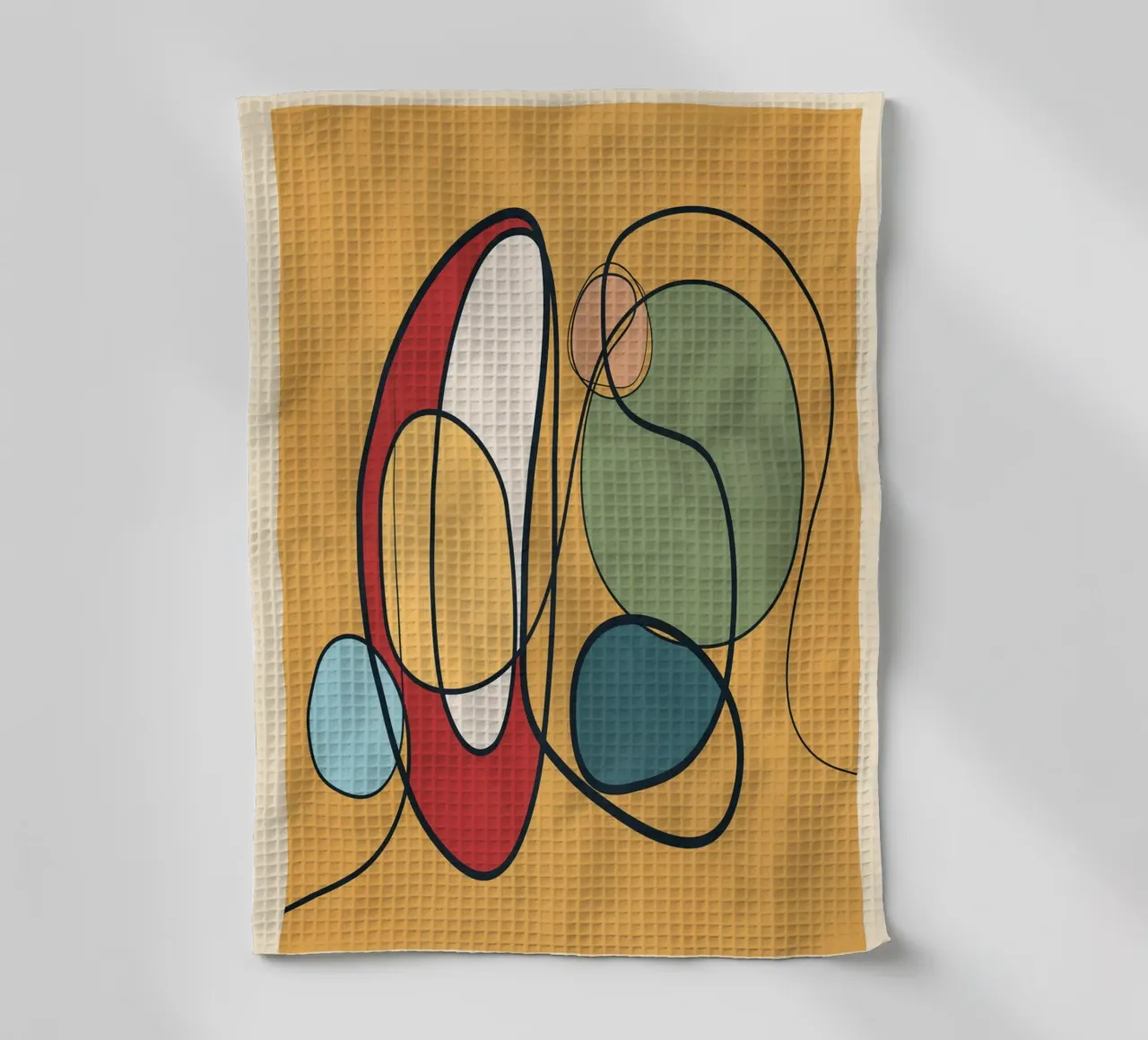 Abstract Line 3 canovaccio da cucina da cityart