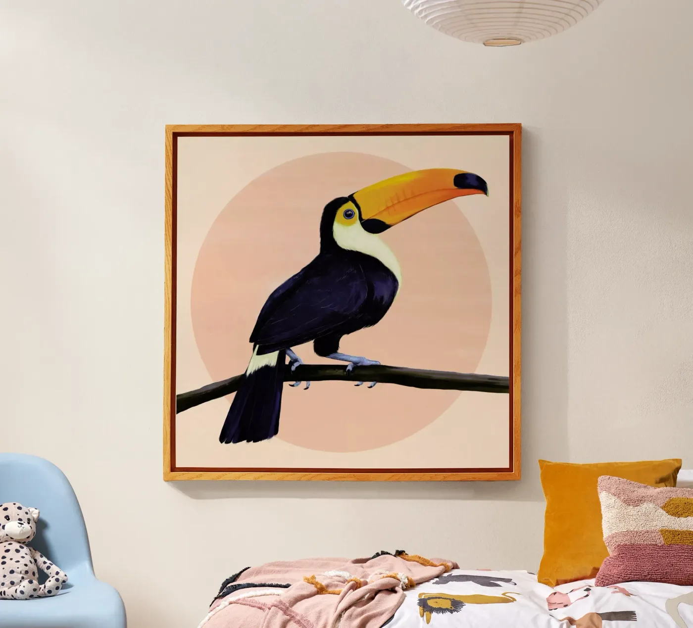 Tropical Tucan plexiglass da Laura Graves