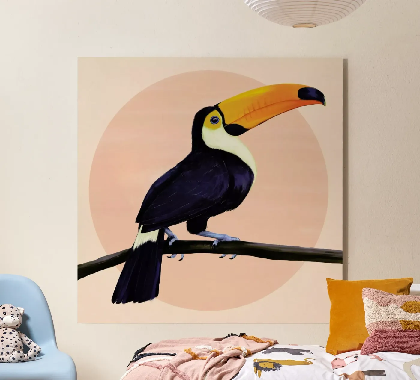 Tropical Tucan plexiglass da Laura Graves