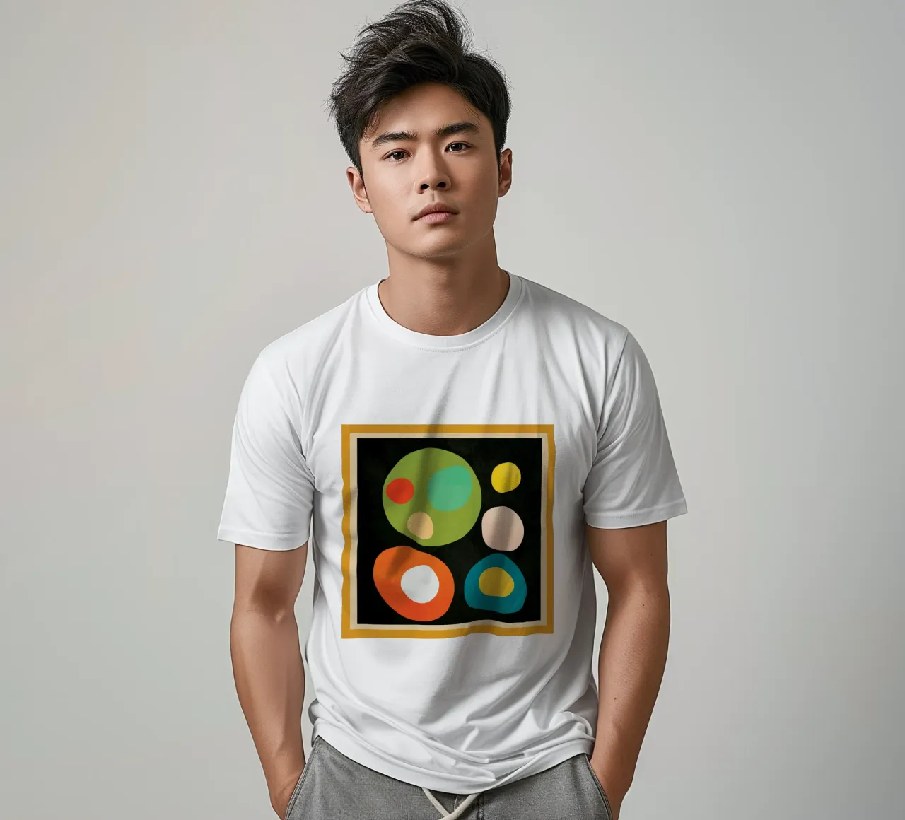 Mid-Century Abstract Balance t-shirt da cityart