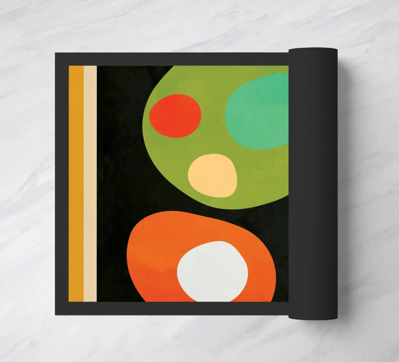 Mid-Century Abstract Balance zerbino da cityart