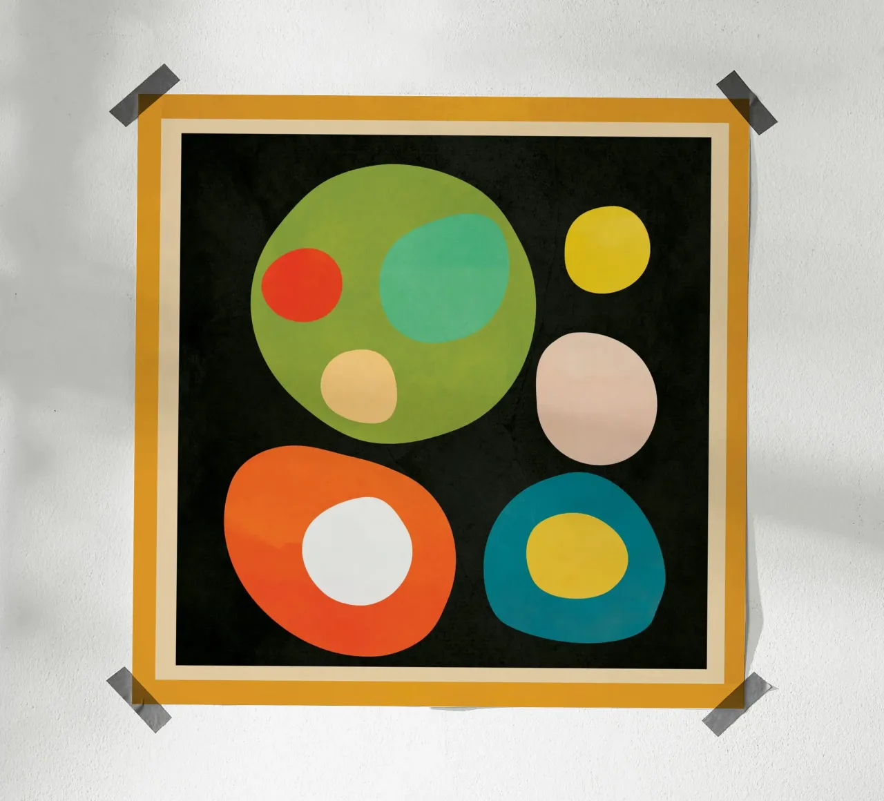 Mid-Century Abstract Balance carta hahnemühle da cityart