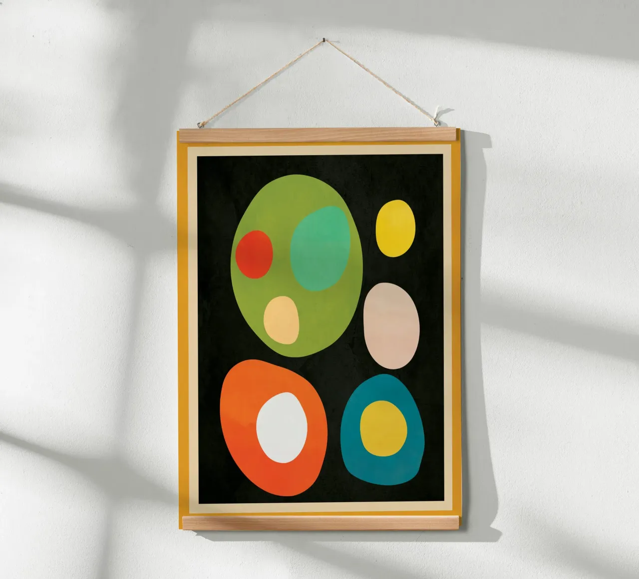Mid-Century Abstract Balance carta hahnemühle da cityart