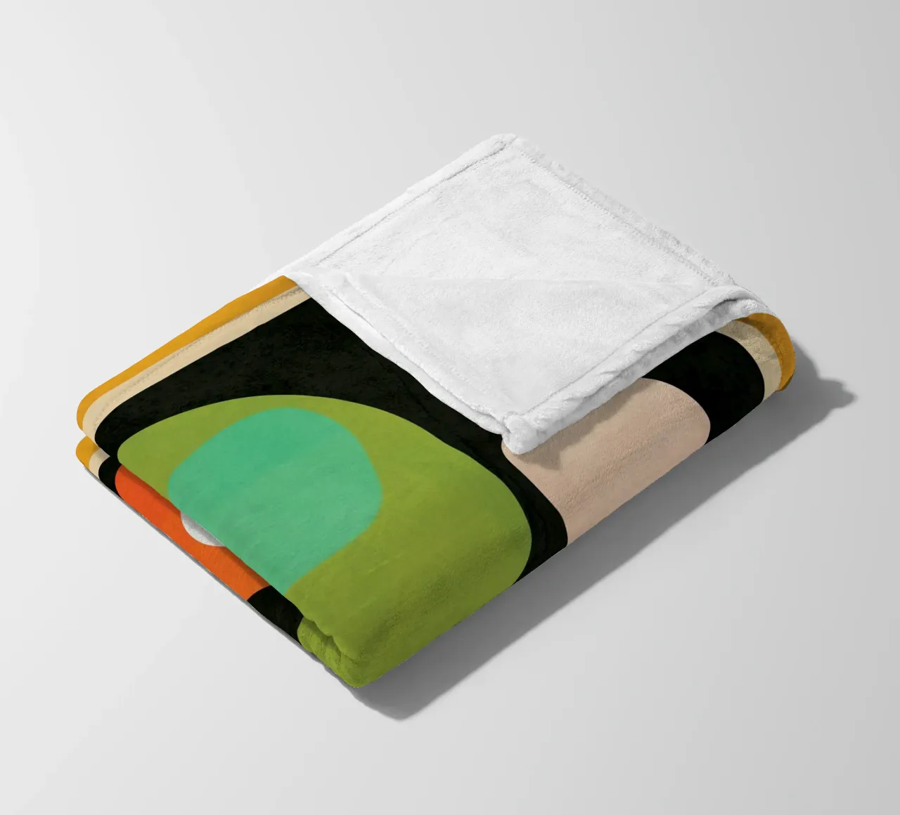 Mid-Century Abstract Balance coperta in pile da cityart