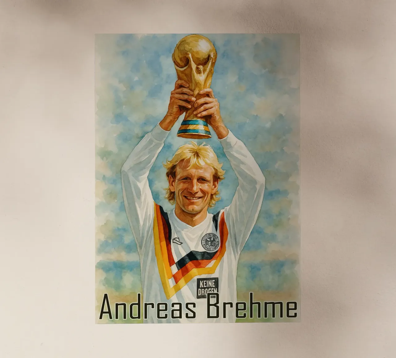Andreas Brehme Repainting Imagination Redrawing backlit film by MOKAIYA
