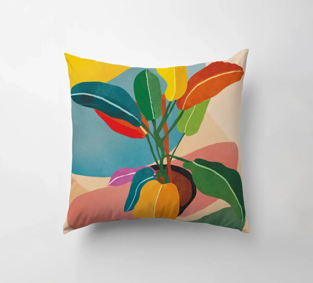 Colorful Branching Out 37 cuscino da cityart