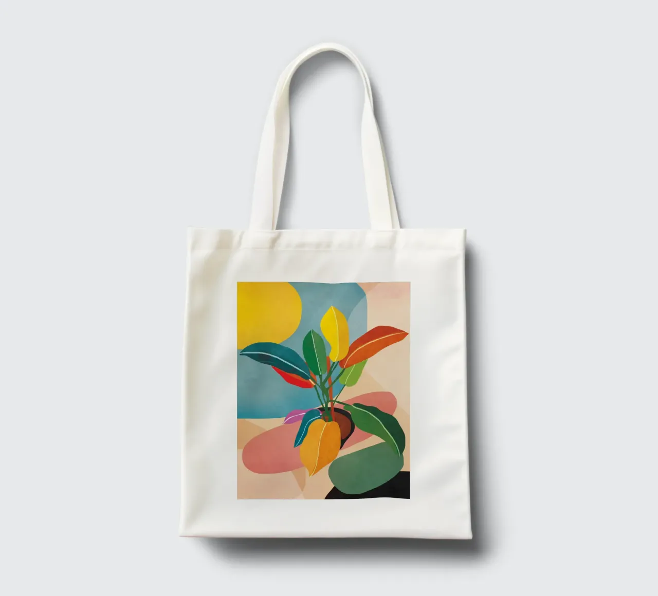 Colorful Branching Out 37 borsa in juta da cityart