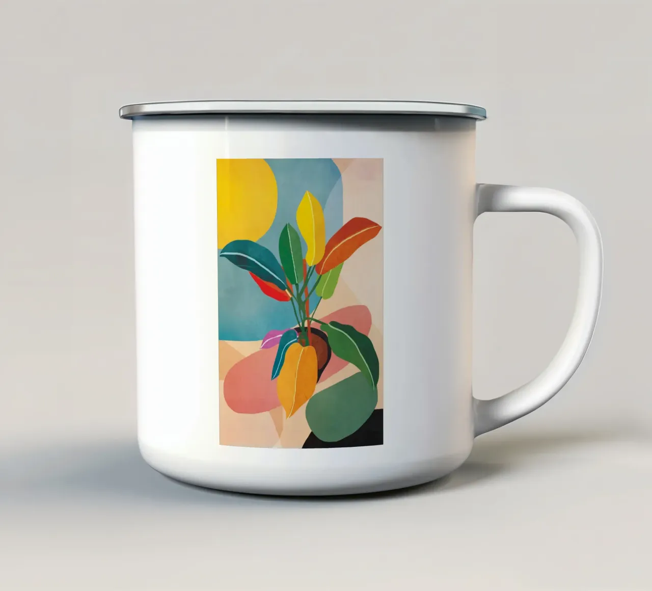 Colorful Branching Out 37 tazza in smalto da cityart