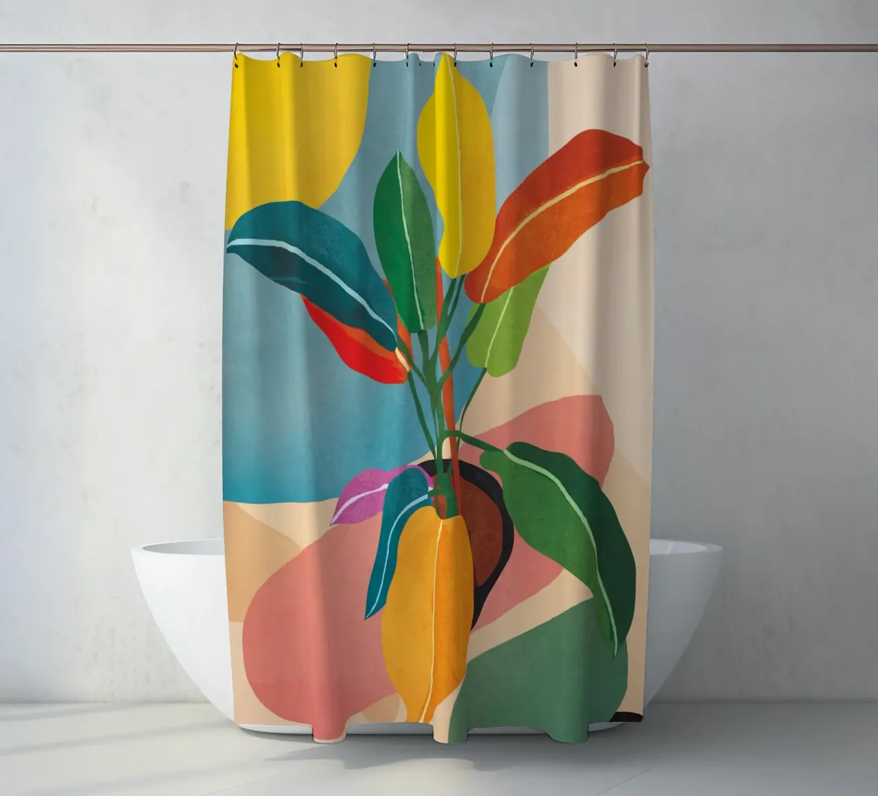 Colorful Branching Out 37 tenda da doccia da cityart