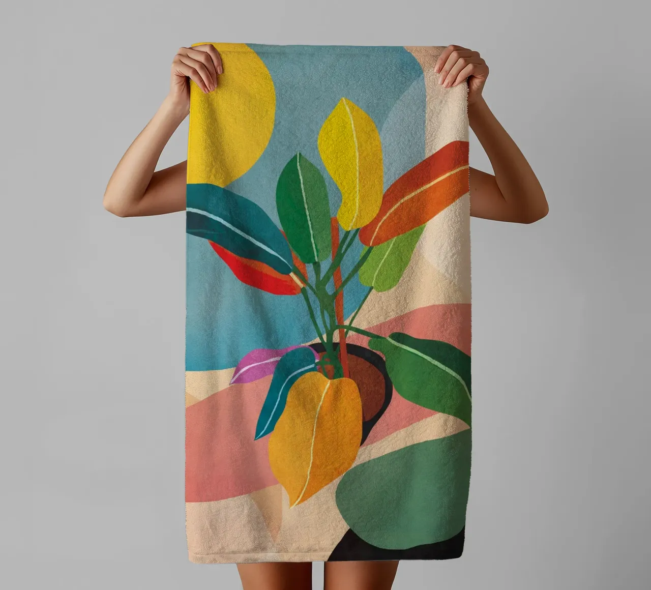 Colorful Branching Out 37 asciugamano da bagno da cityart