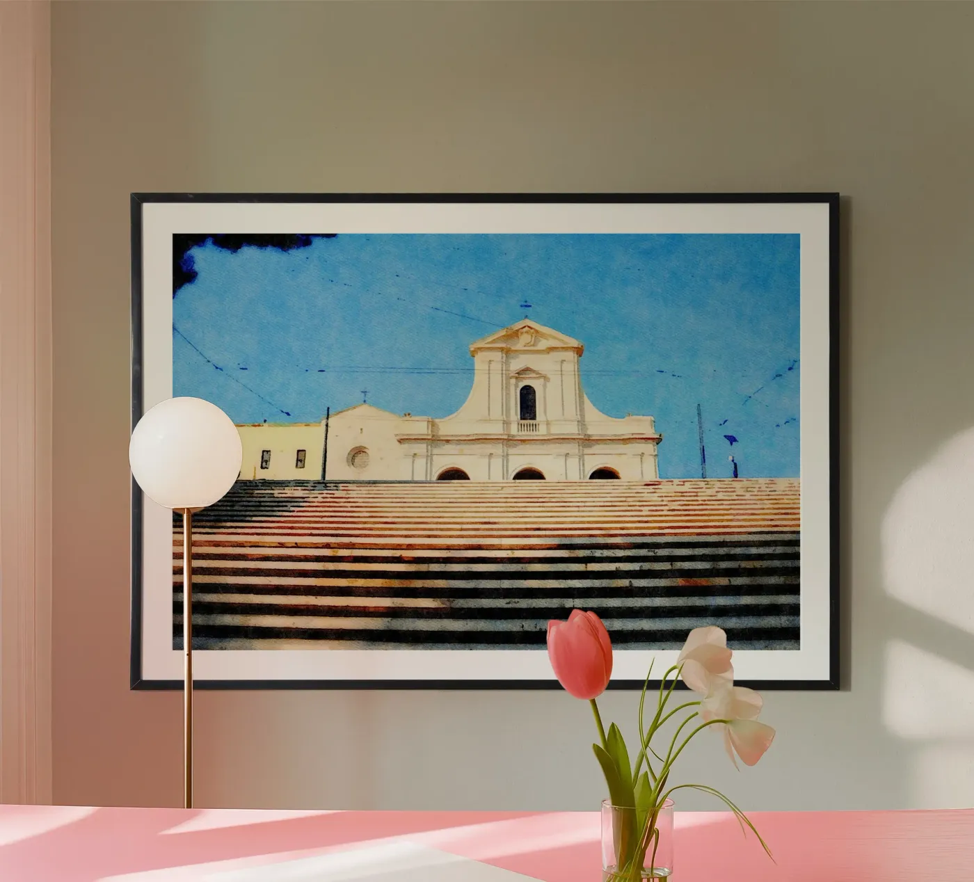 Cagliari Poster von Massimo Frascogna