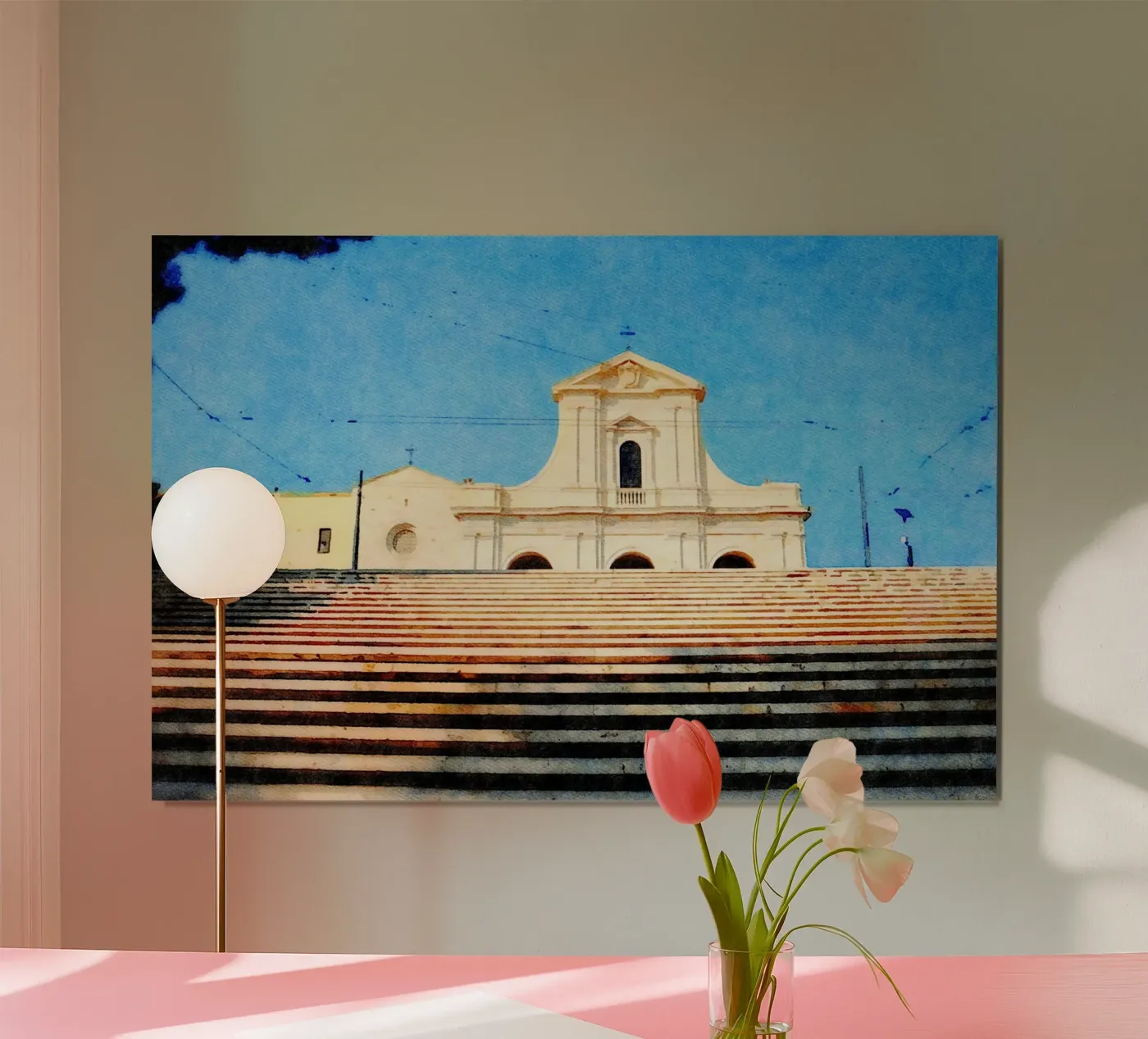 Cagliari Poster von Massimo Frascogna