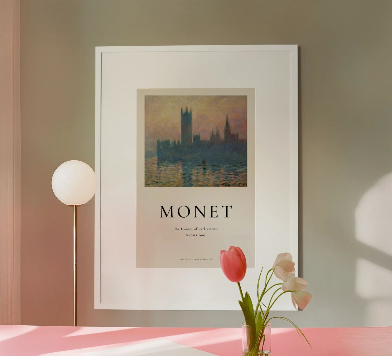 Monet - The Houses of Parliament, Sunset Poster von ARTOTHEK