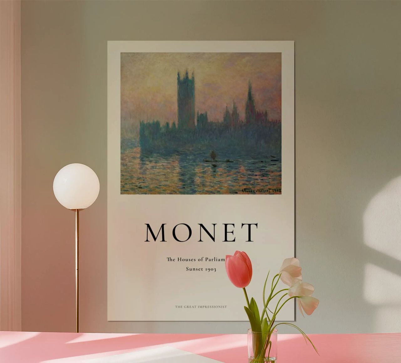 Monet - The Houses of Parliament, Sunset Poster von ARTOTHEK