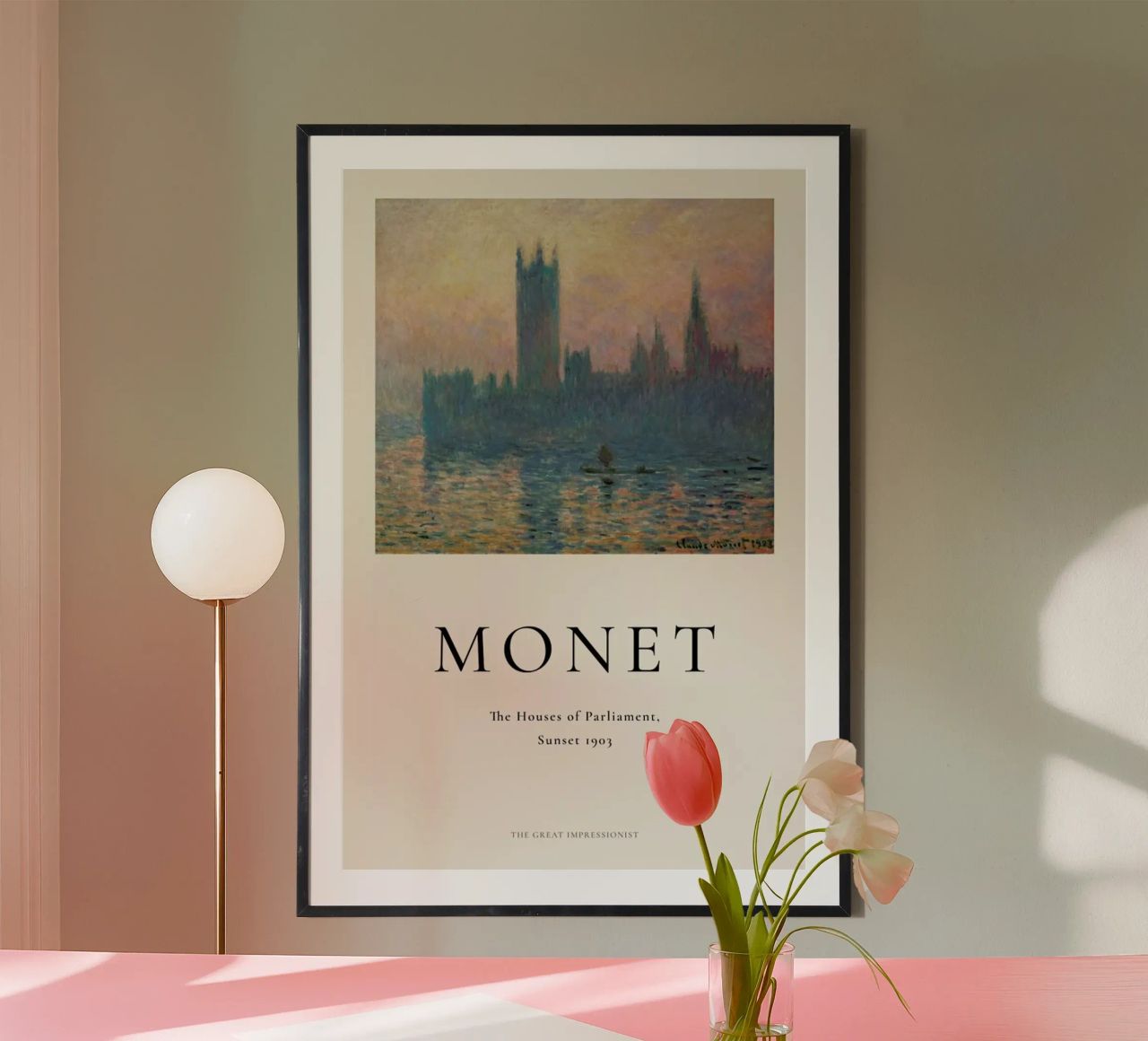 Monet - The Houses of Parliament, Sunset Poster von ARTOTHEK