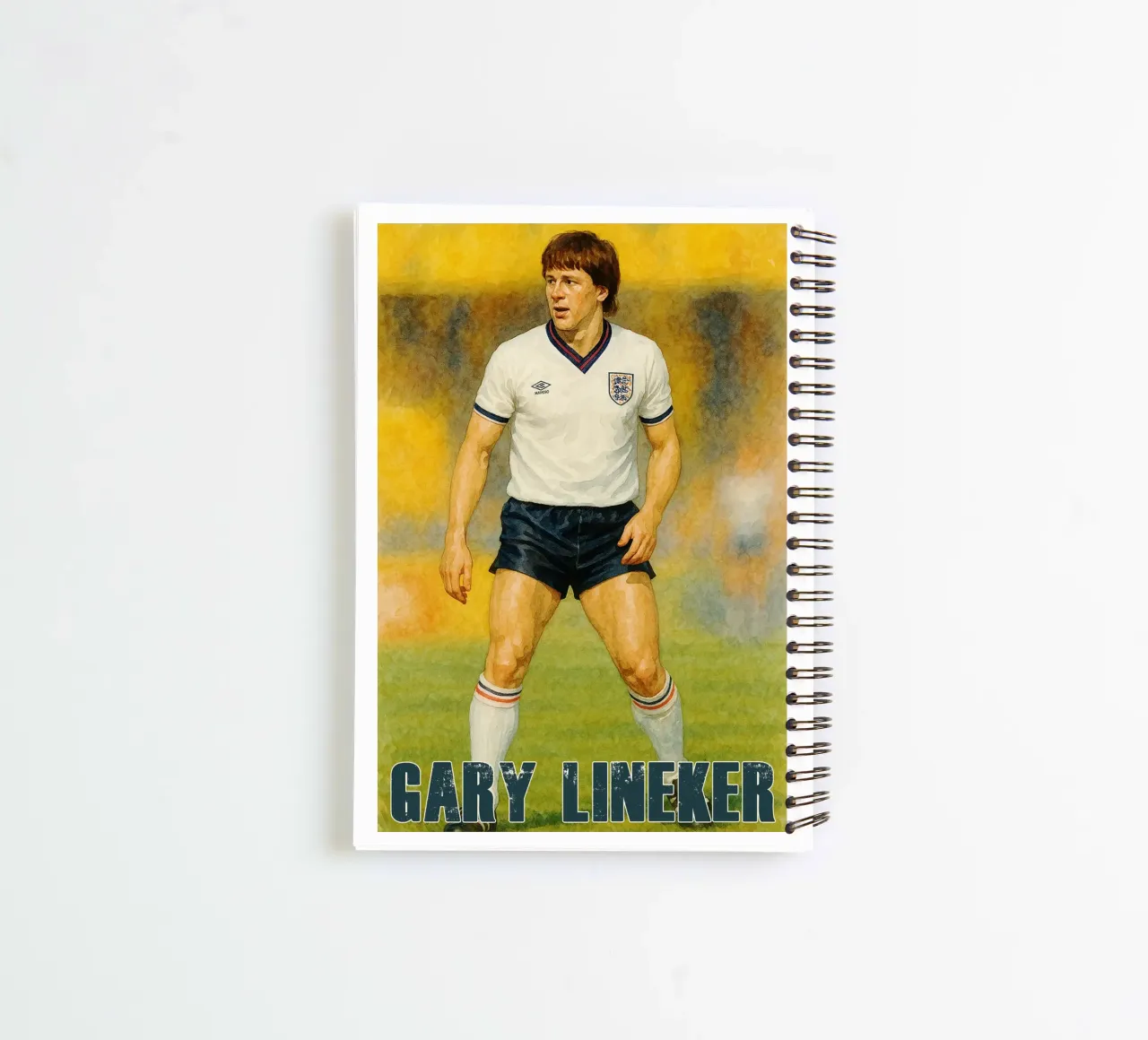 Gary Lineker Übermalen Vorstellen Umgestalten Ringbuch von MOKAIYA