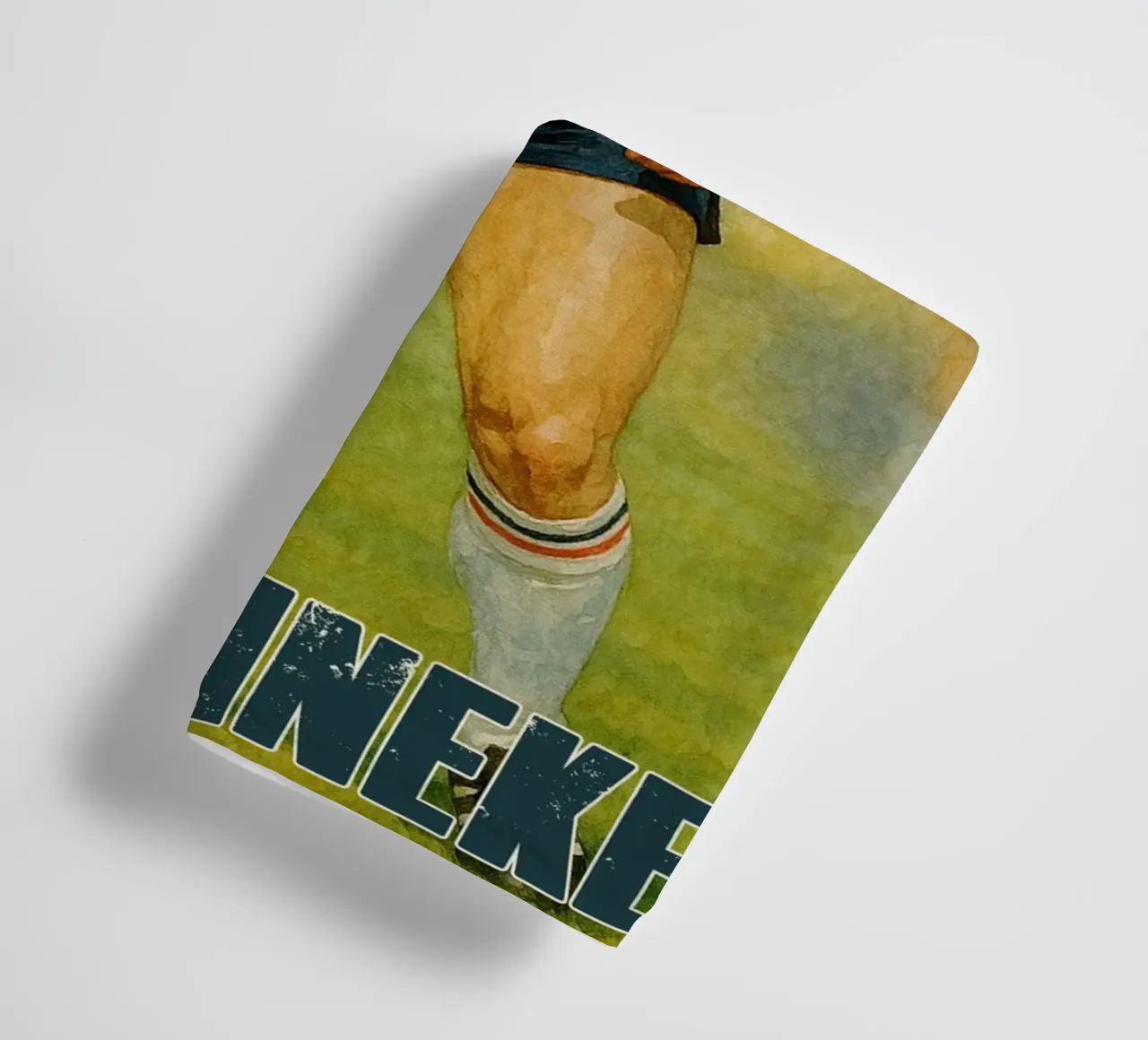 Gary Lineker Repainting Imagination Redrawing towel by MOKAIYA