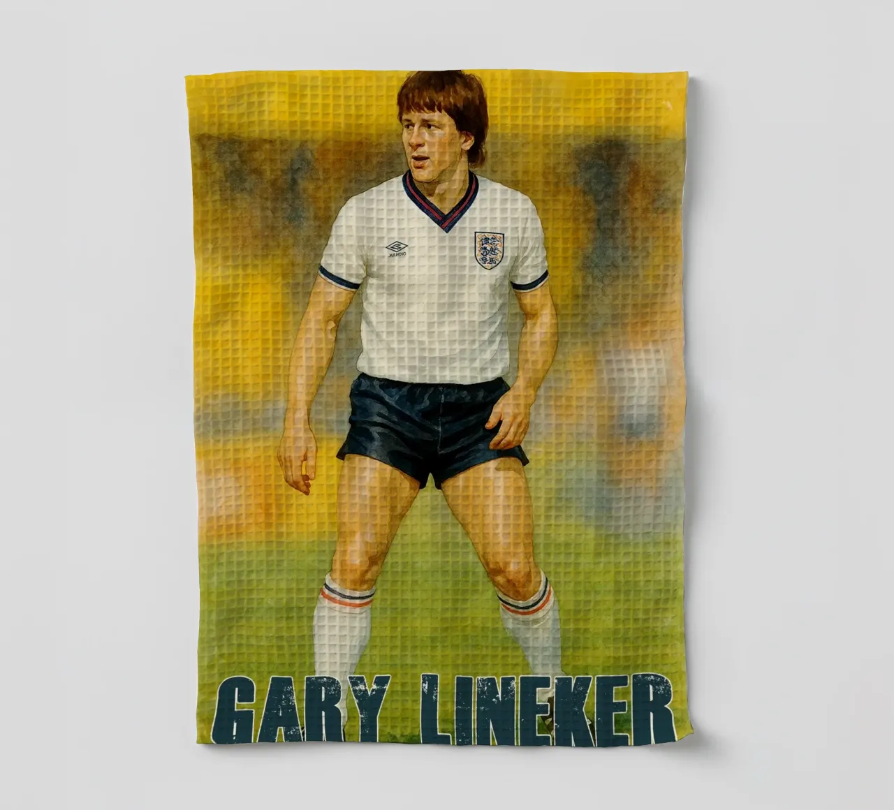 Gary Lineker Repainting Imagination Redrawing torchon de MOKAIYA