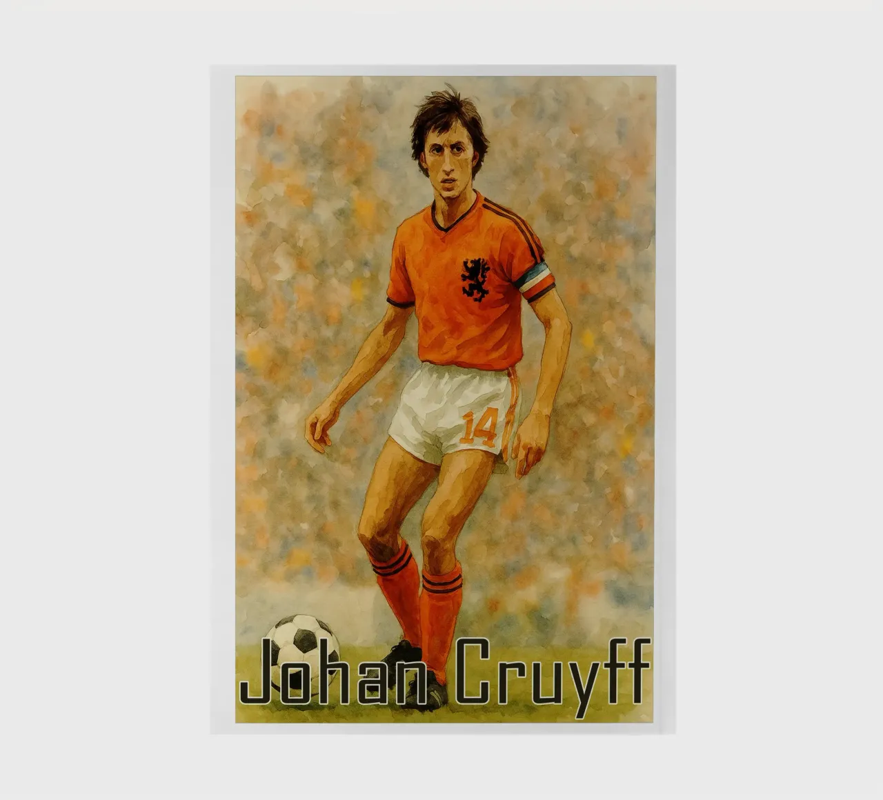 Johan Cruyff Repainting Imagination Redrawing notebook by MOKAIYA