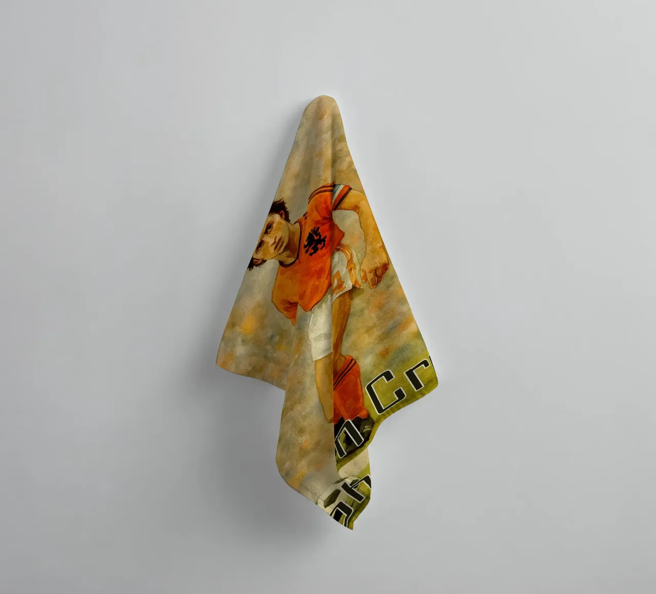 Johan Cruyff Repainting Imagination Redrawing towel by MOKAIYA