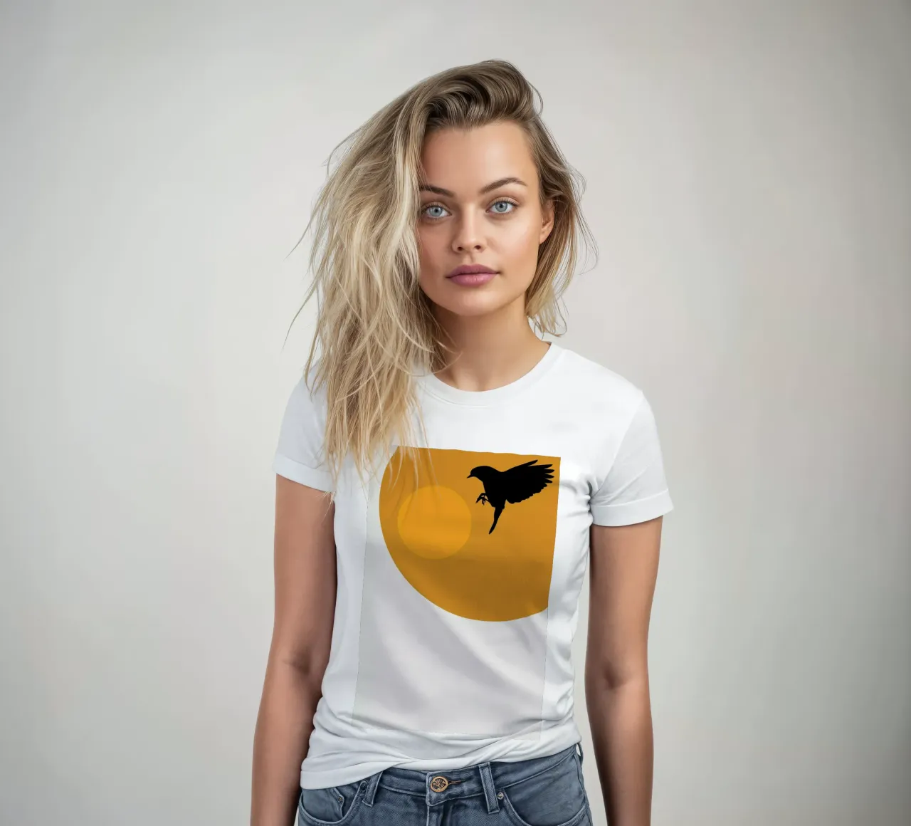 Sunsrise In Tokyo women's fitted t-shirt by Kubistika