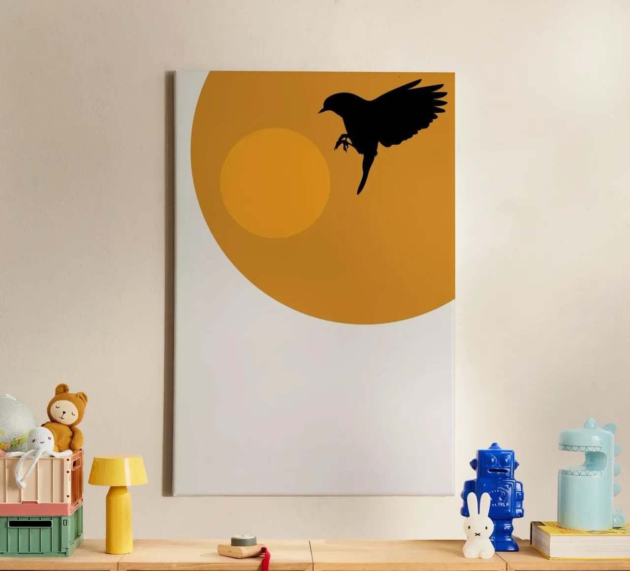 Sunsrise In Tokyo canvas by Kubistika