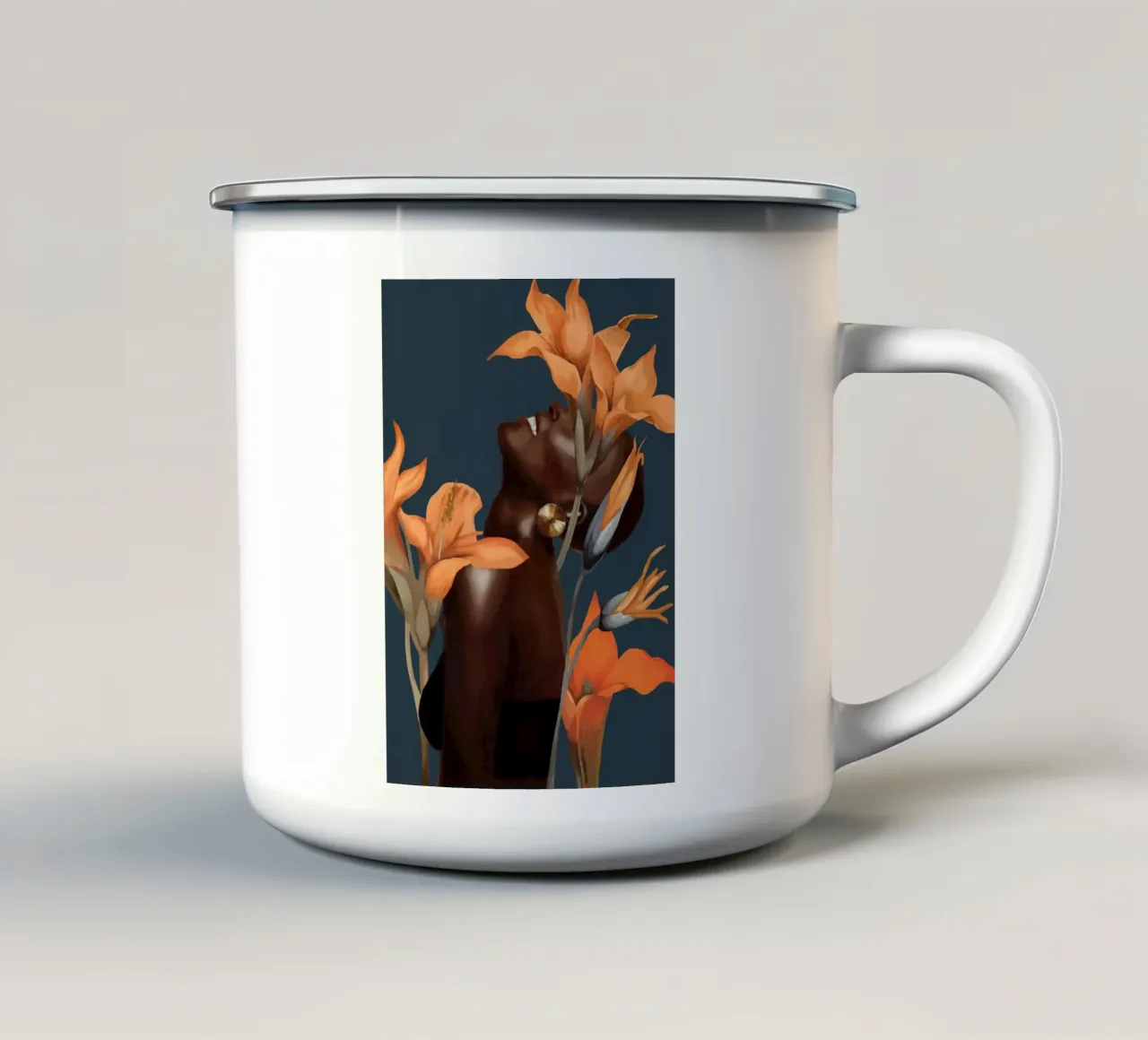 Radiant Stillness tazza in smalto da Nadjaa