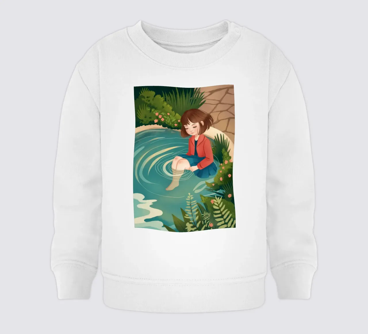 Riflesso di stagno tranquillo felpa neonato da Fine Sanctuary