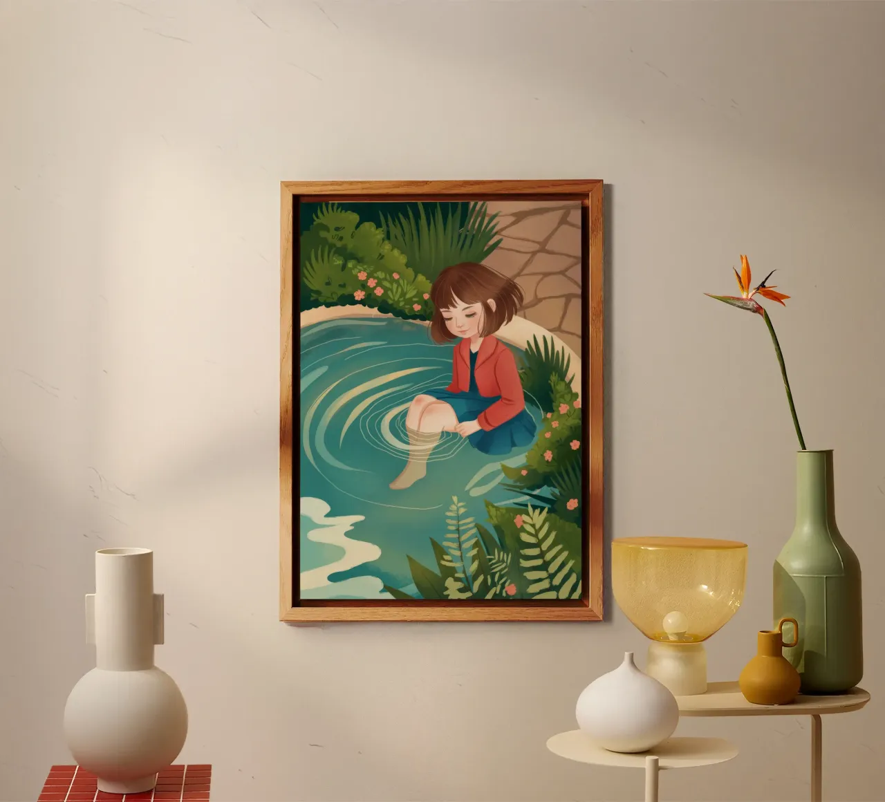 Riflesso di stagno tranquillo alluminio dibond da Fine Sanctuary