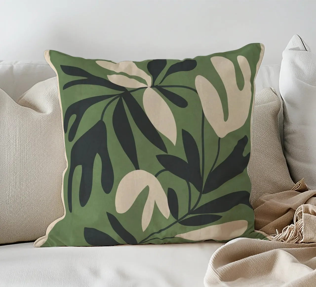 Minimal Abstract Plant Growth cuscino da Nadjaa