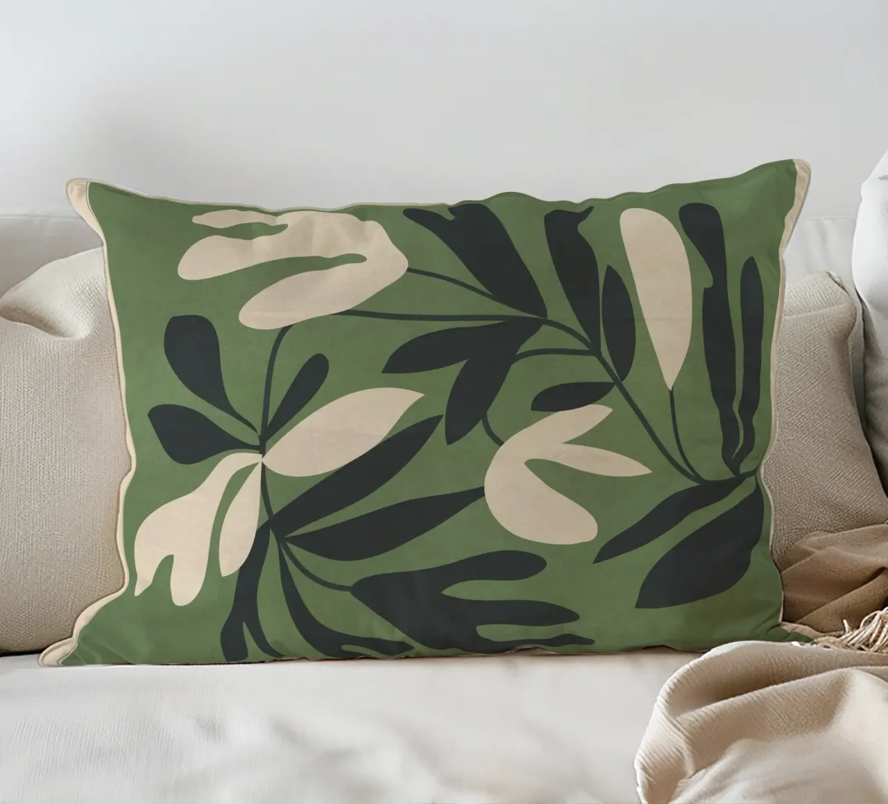Minimal Abstract Plant Growth cuscino da Nadjaa