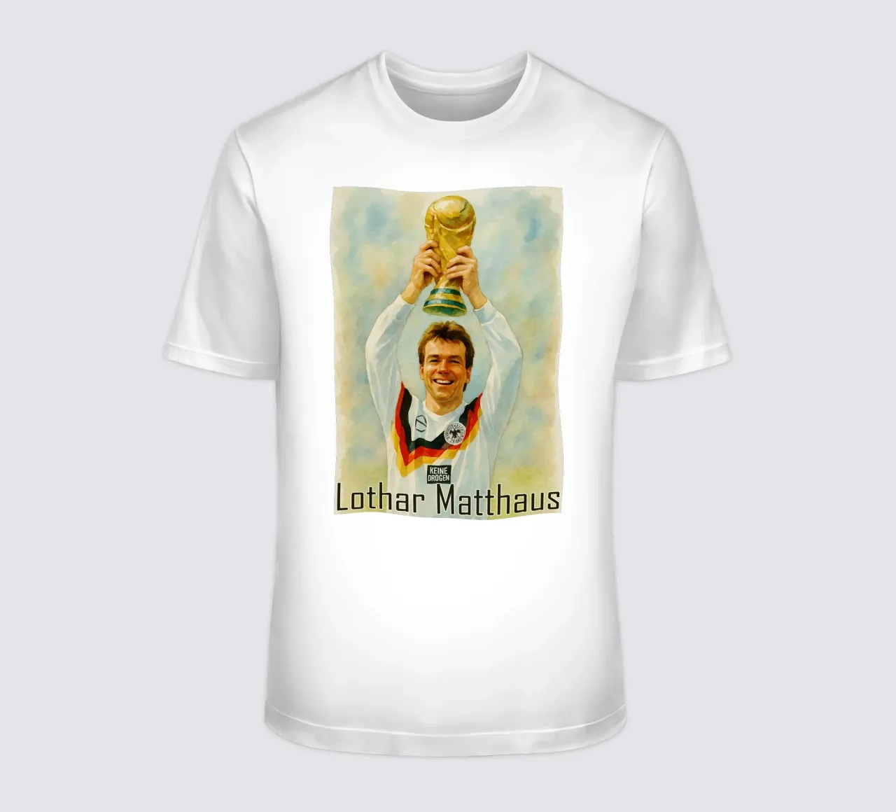 Lothar Matthaus Riparare Immaginazione Ridisegnare t-shirt da MOKAIYA