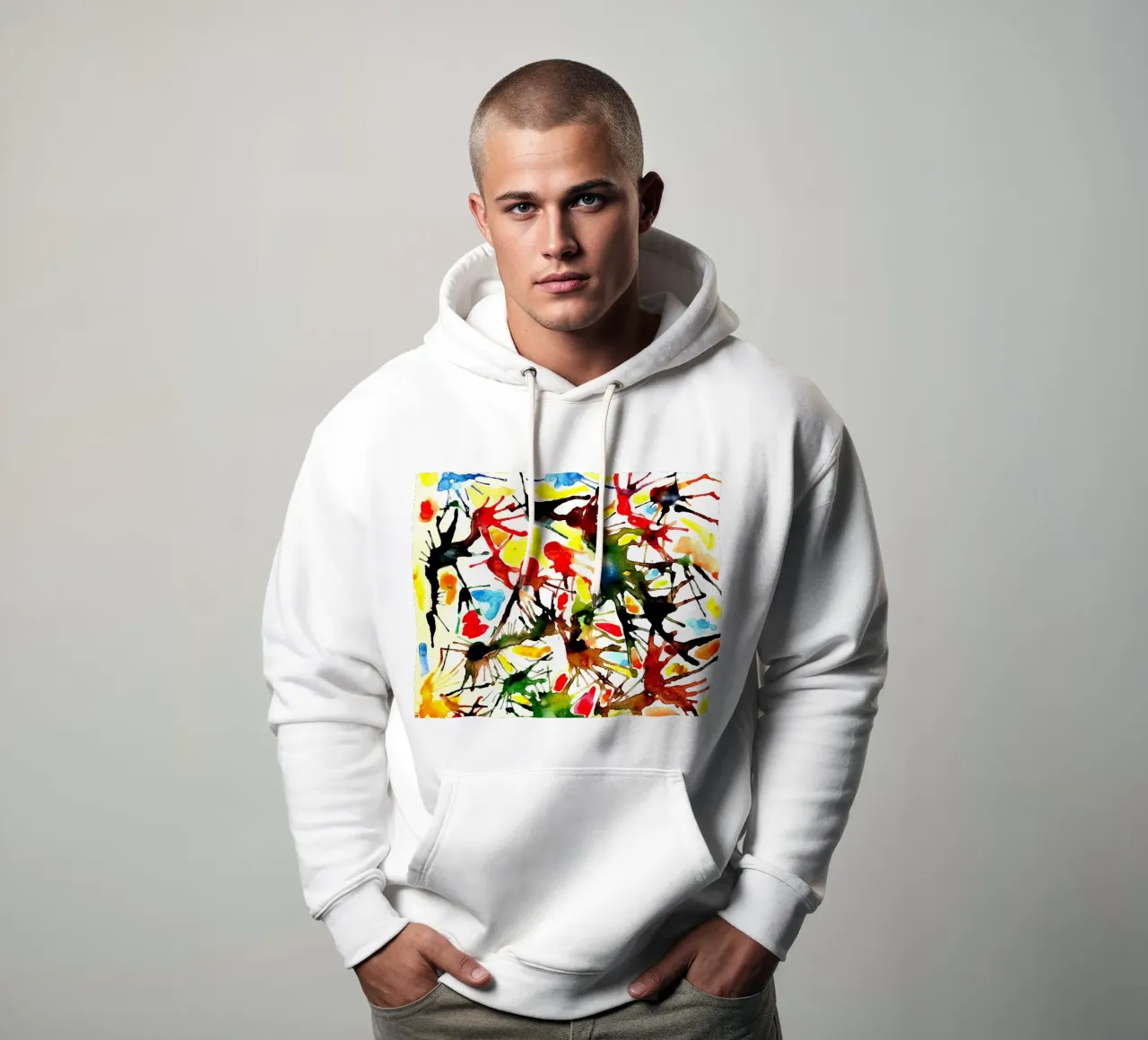 Colori felpa con cappuccio da Massimo Frascogna