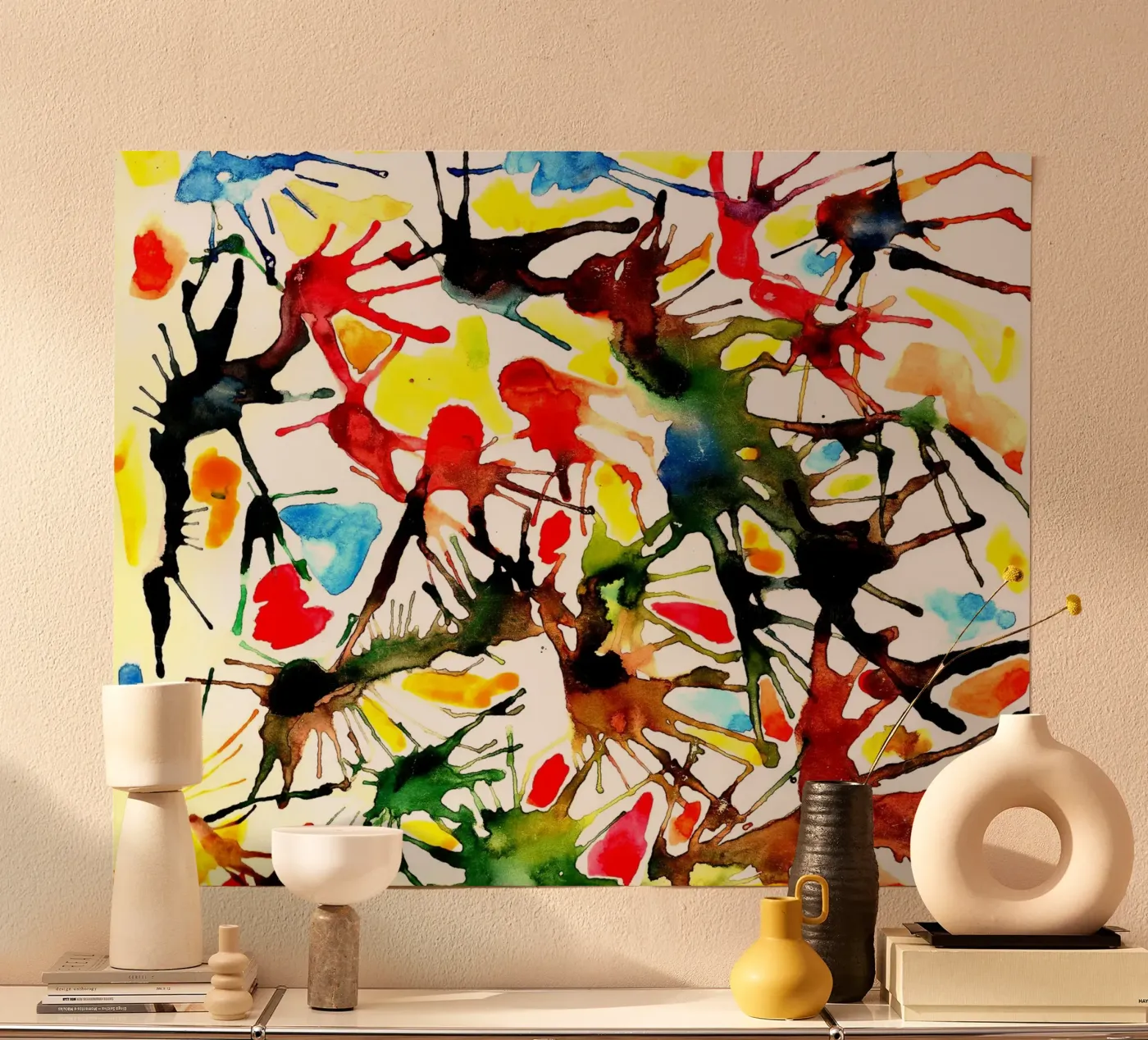 Farben Poster von Massimo Frascogna